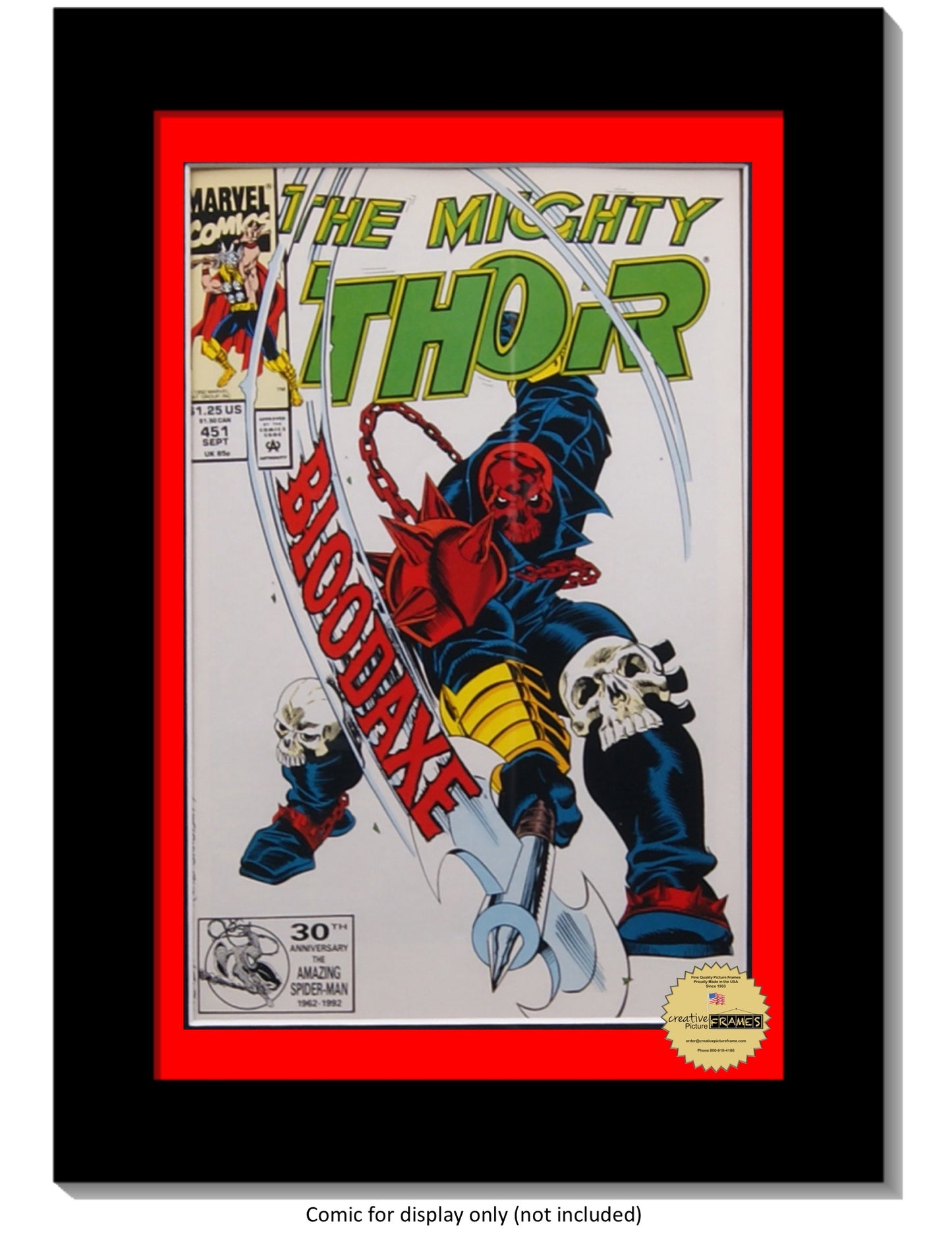 Comic Book Frame with Mat