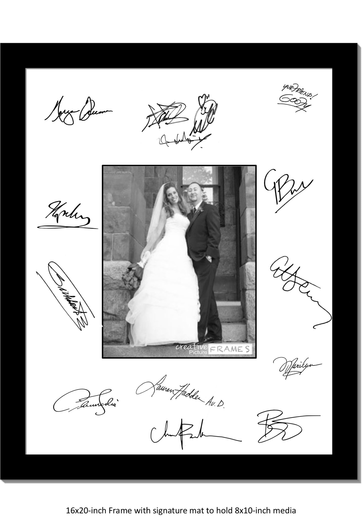 16x20 Signature Board for 50 Signatures