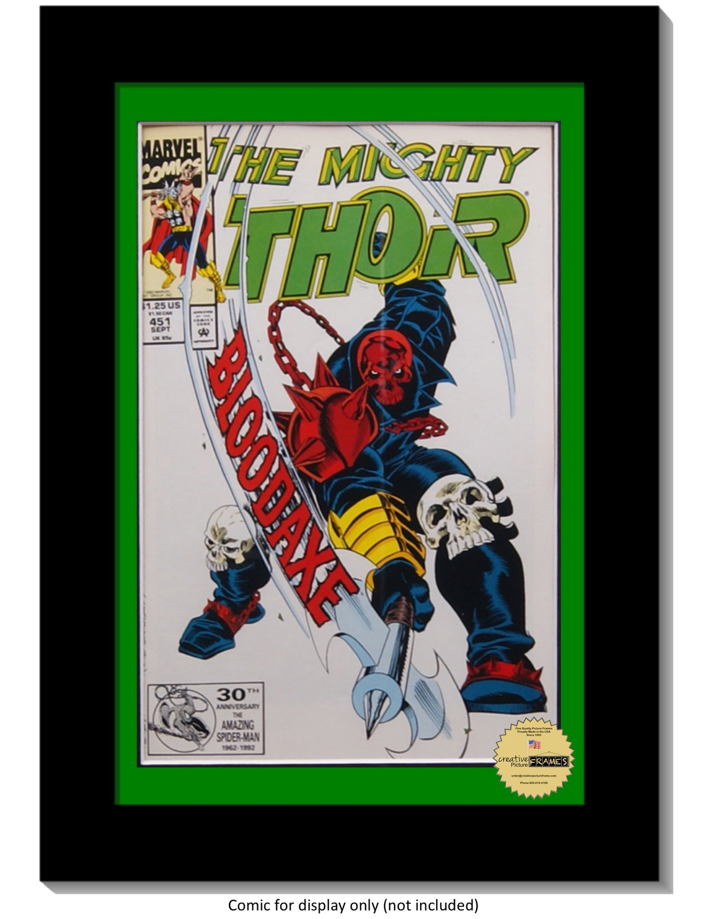 Comic Book Frame with Mat