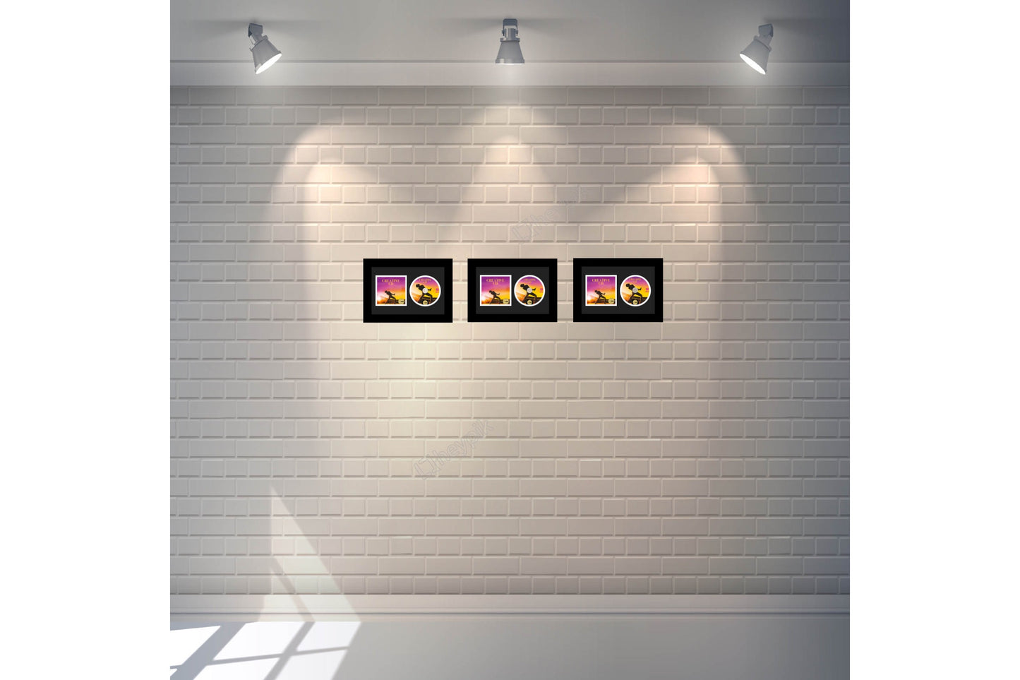 CD Cover Art and Disc Frame, Manhattan Black