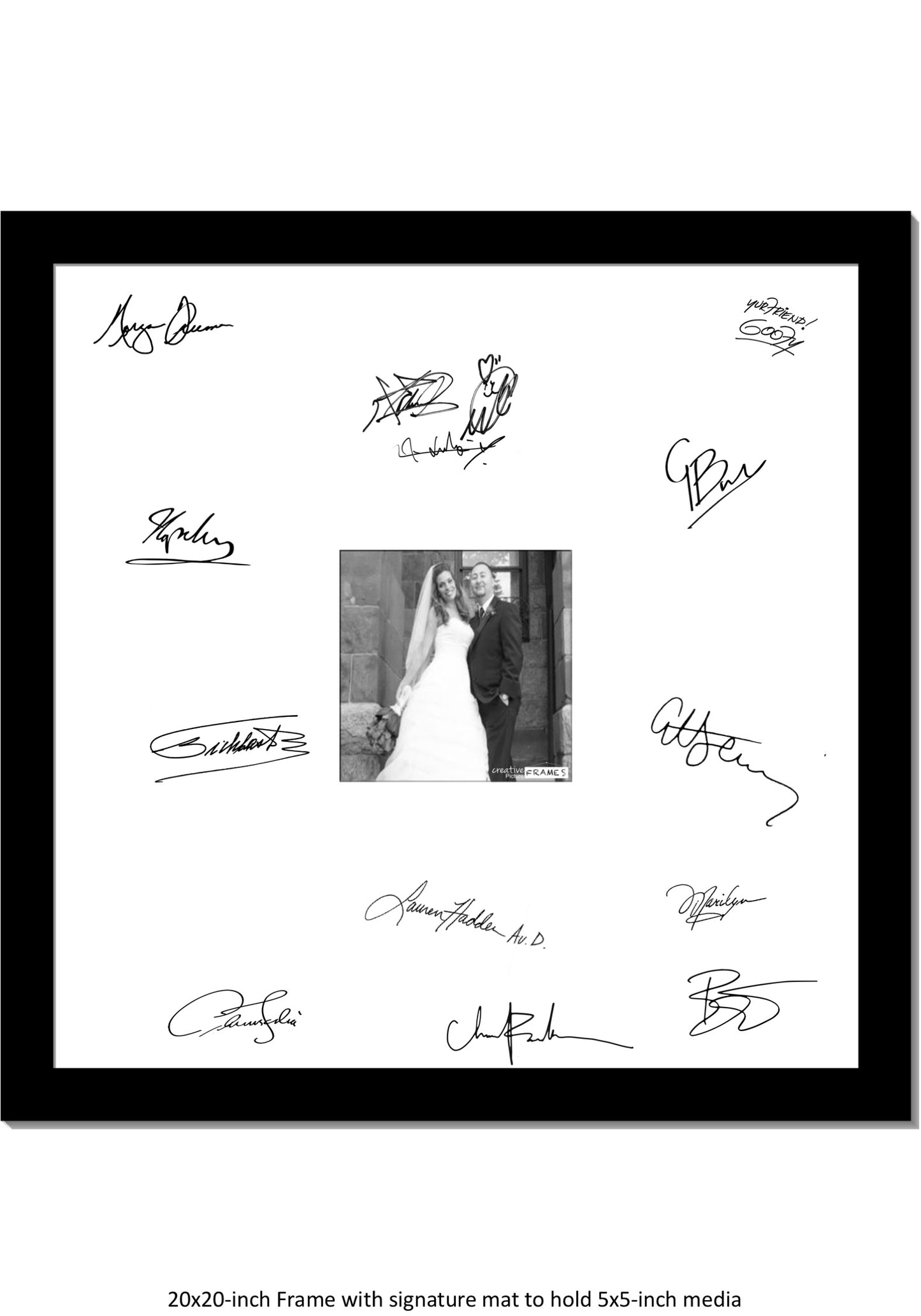 20x20 Signature Board for 75 Signatures