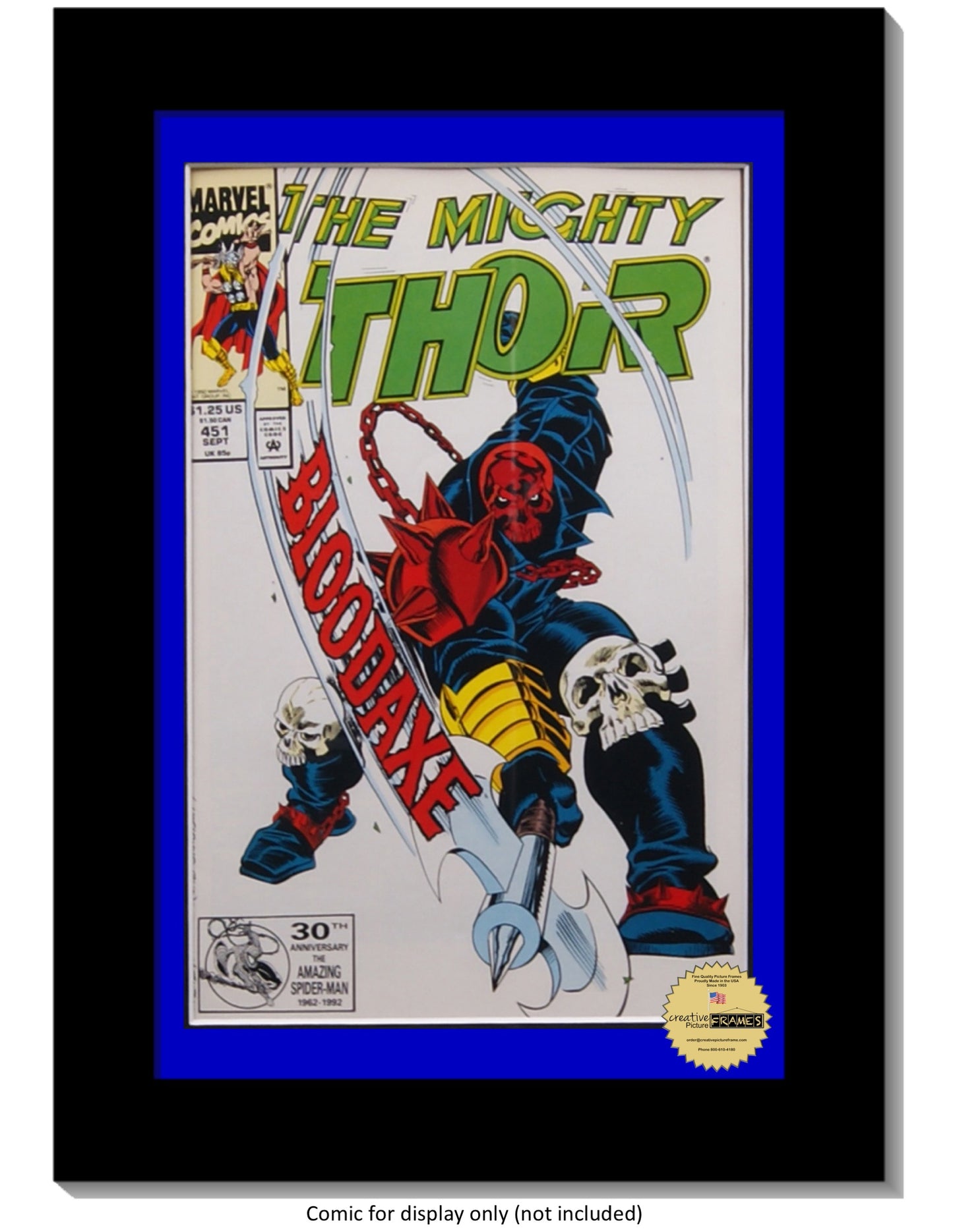 Comic Book Frame with Mat