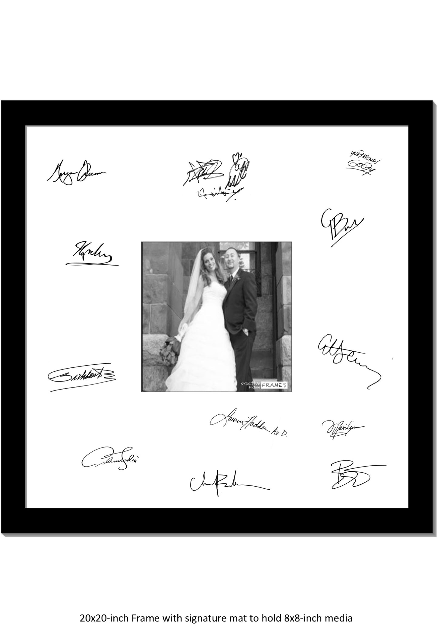 20x20 Signature Board for 75 Signatures