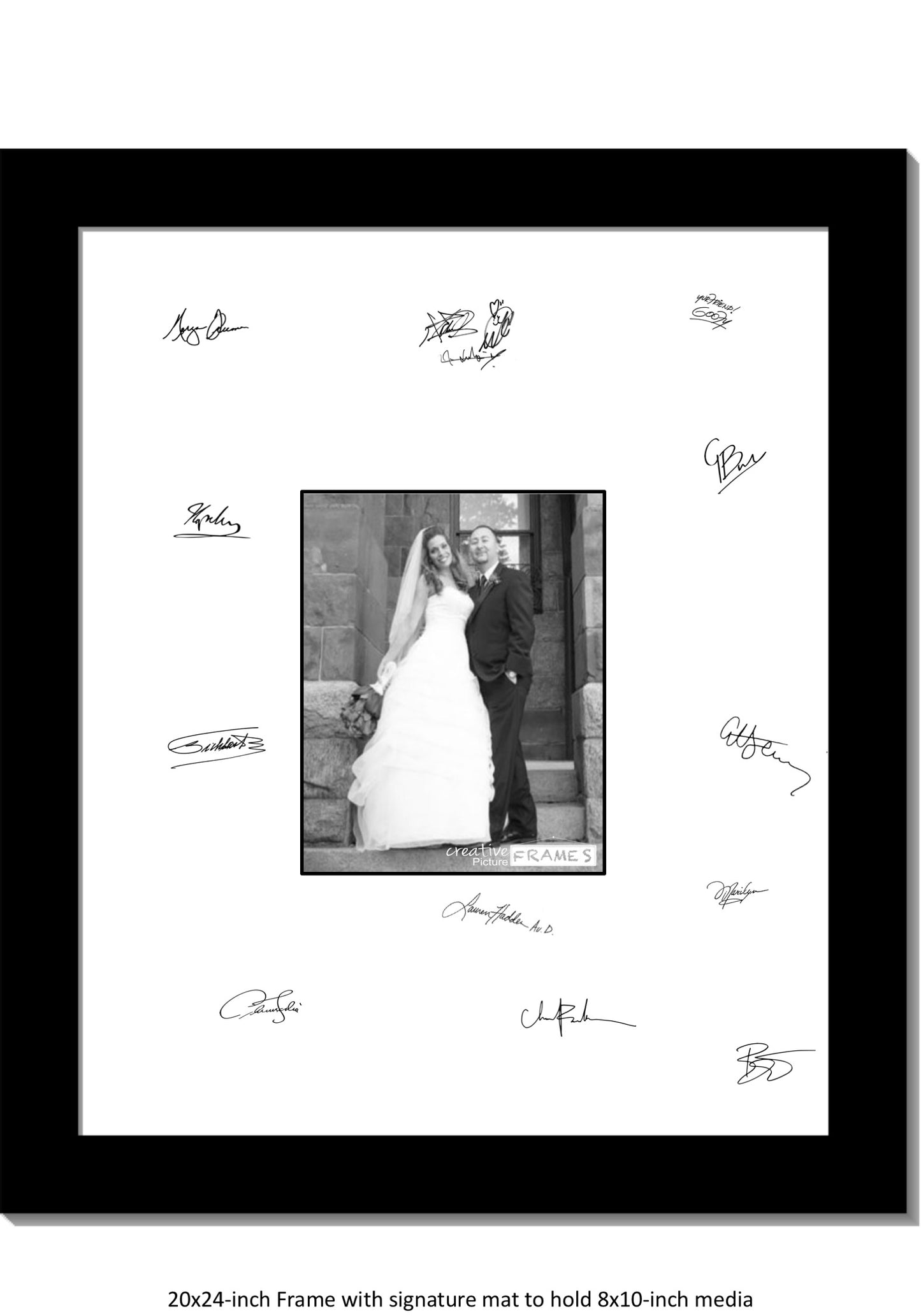 20x24 Signature Board for 100 Signatures