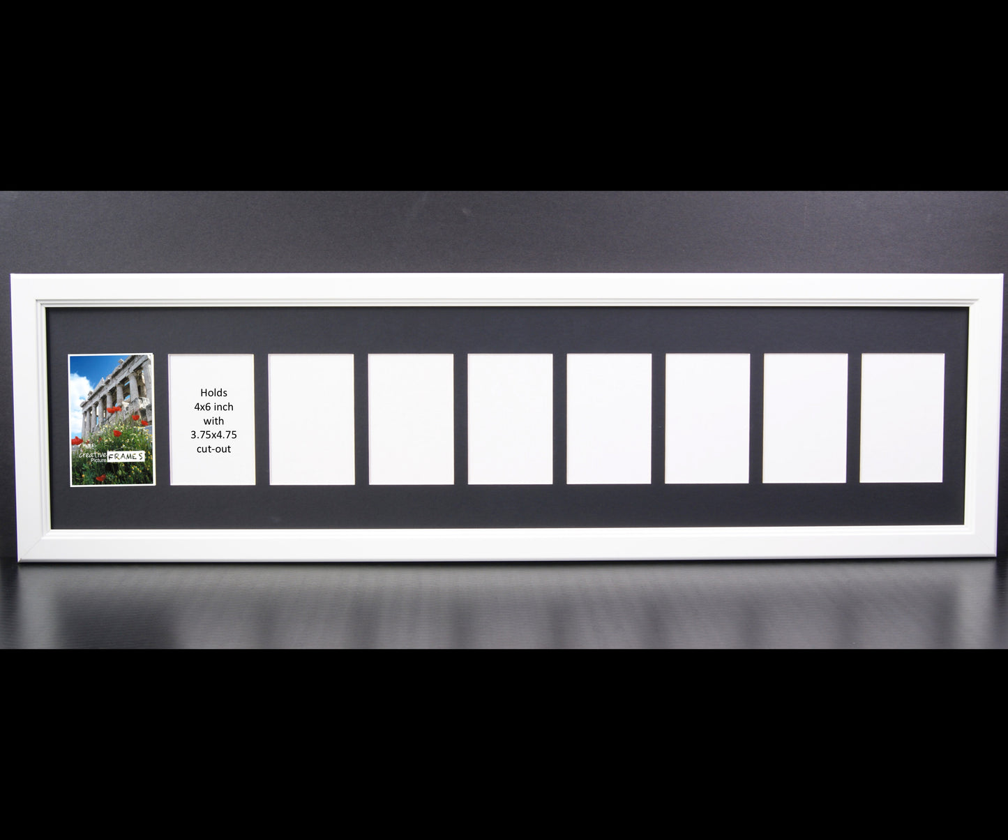 4x6 -inch Multi 2-12 Opening Cottage White Picture Frame Collage