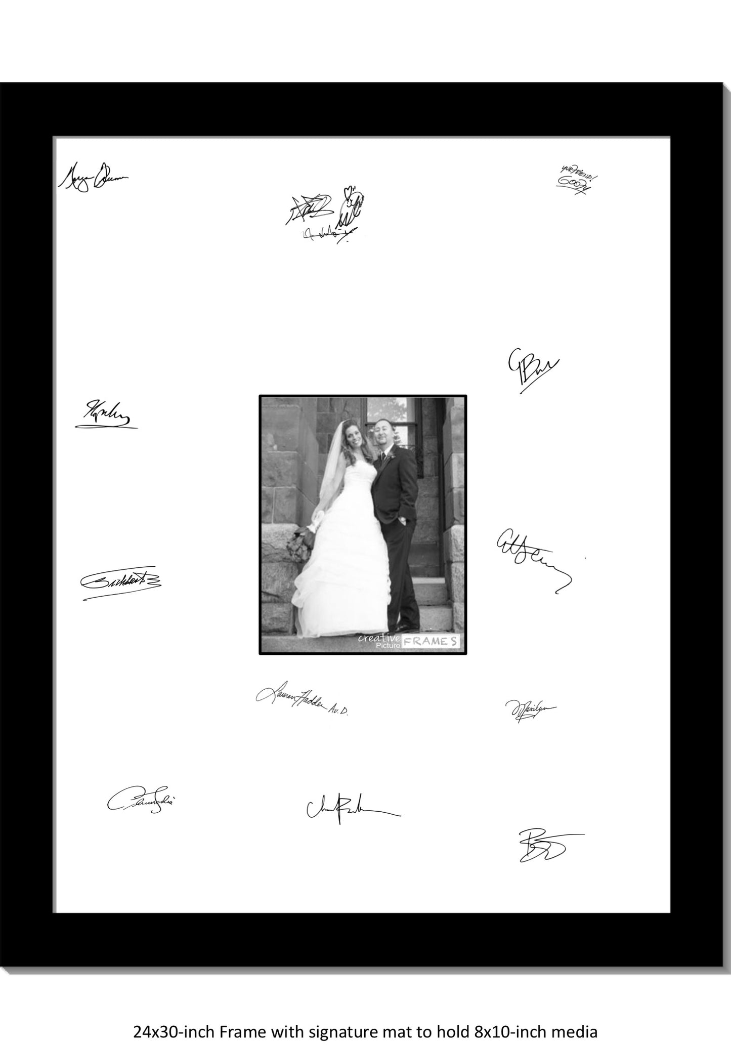 24x30 Signature Board for 150 Signatures