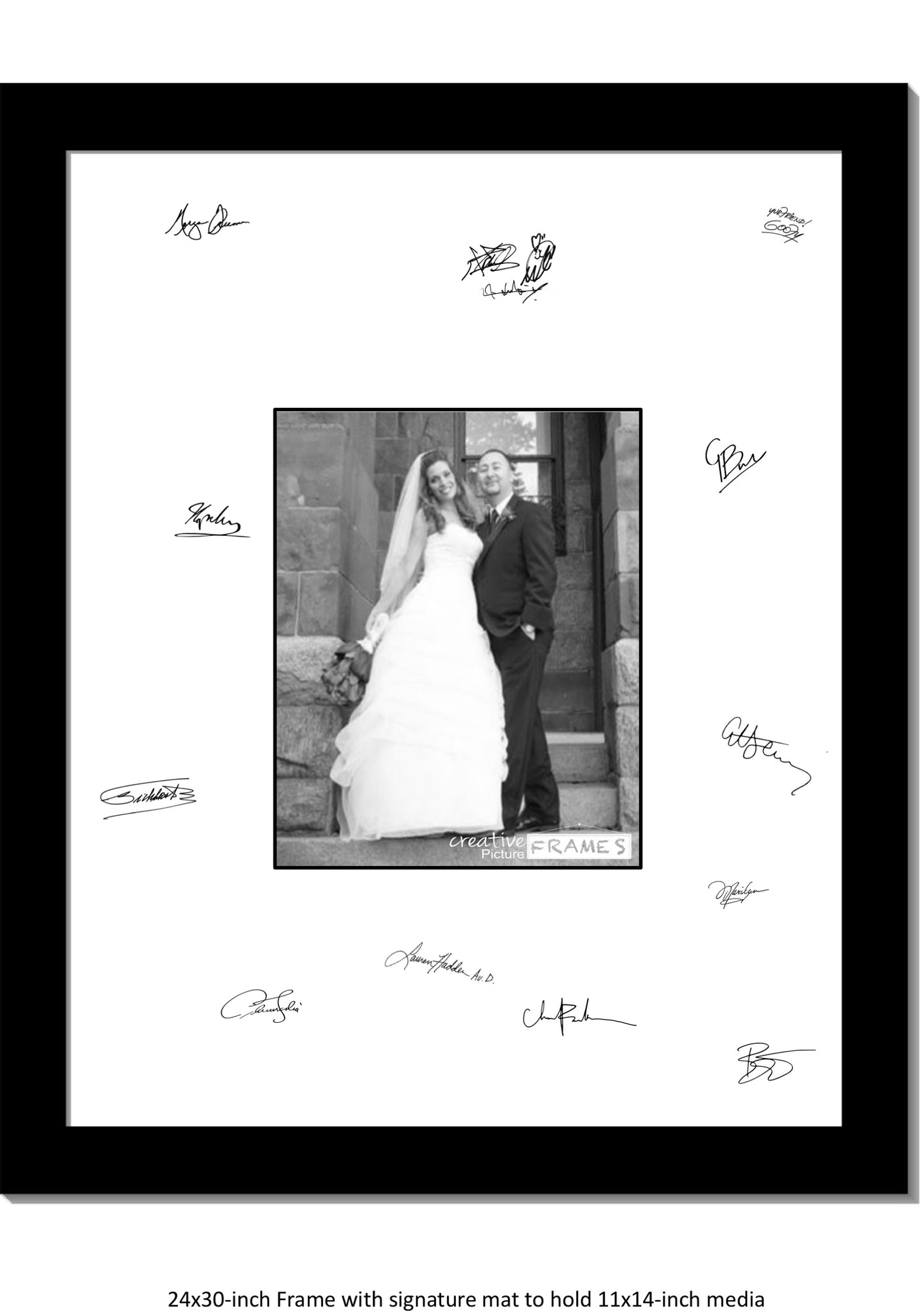 24x30 Signature Board for 150 Signatures
