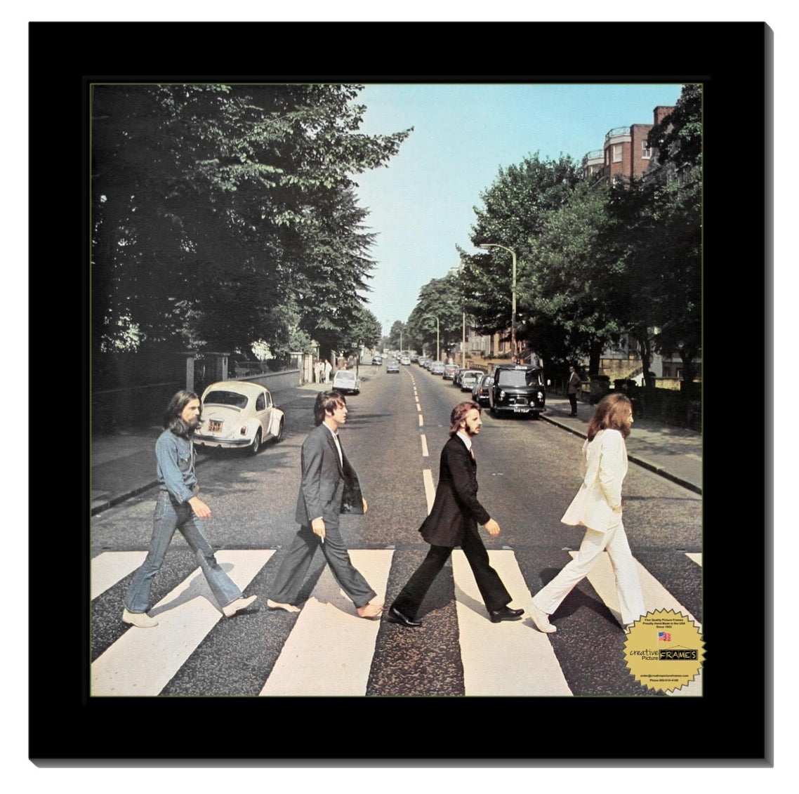 12" Manhattan Black Album Cover Record Frame (No Matting)