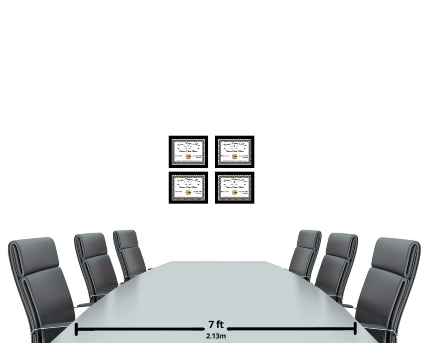 6x8 thru 16x20 Traditional Manhattan Black Diploma Frame (no Mat)