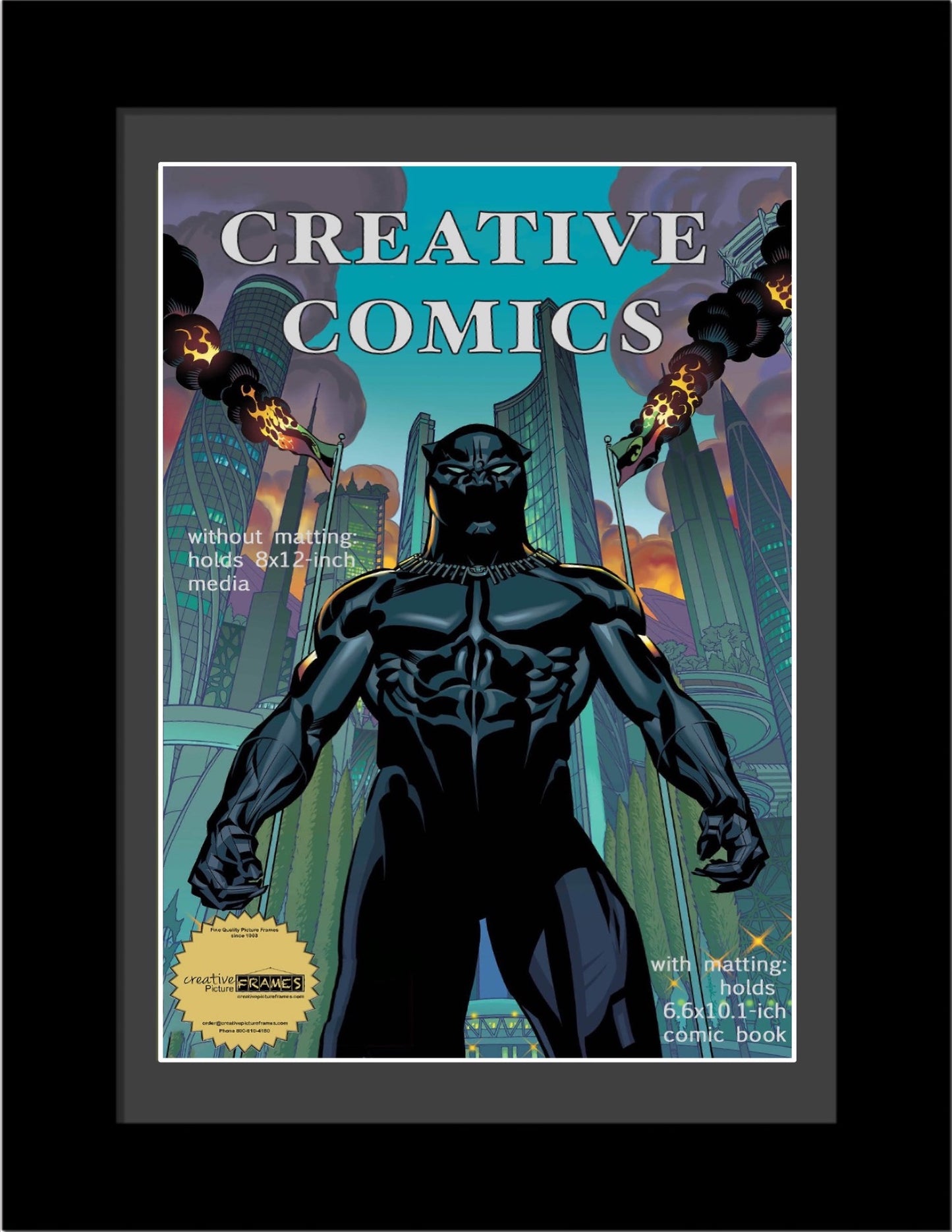 Comic Book Frame with Mat
