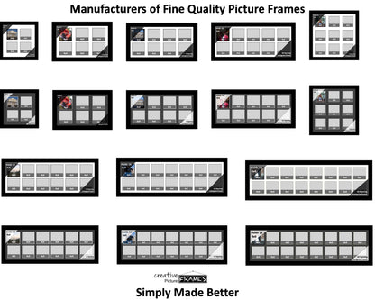 4x4 Multi Opening Picture Frame