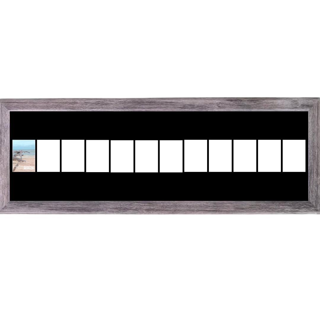 4x6-inch Multi Opening Driftwood Picture Frame