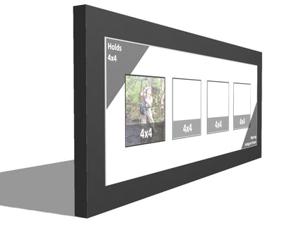 4x4 Multi Opening Picture Frame