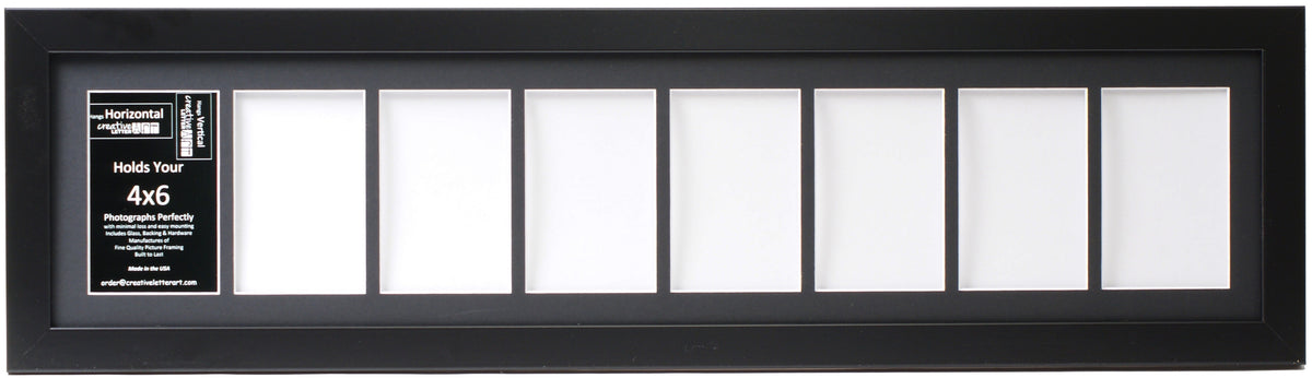 4x6 Small Multi Opening Manhattan Black