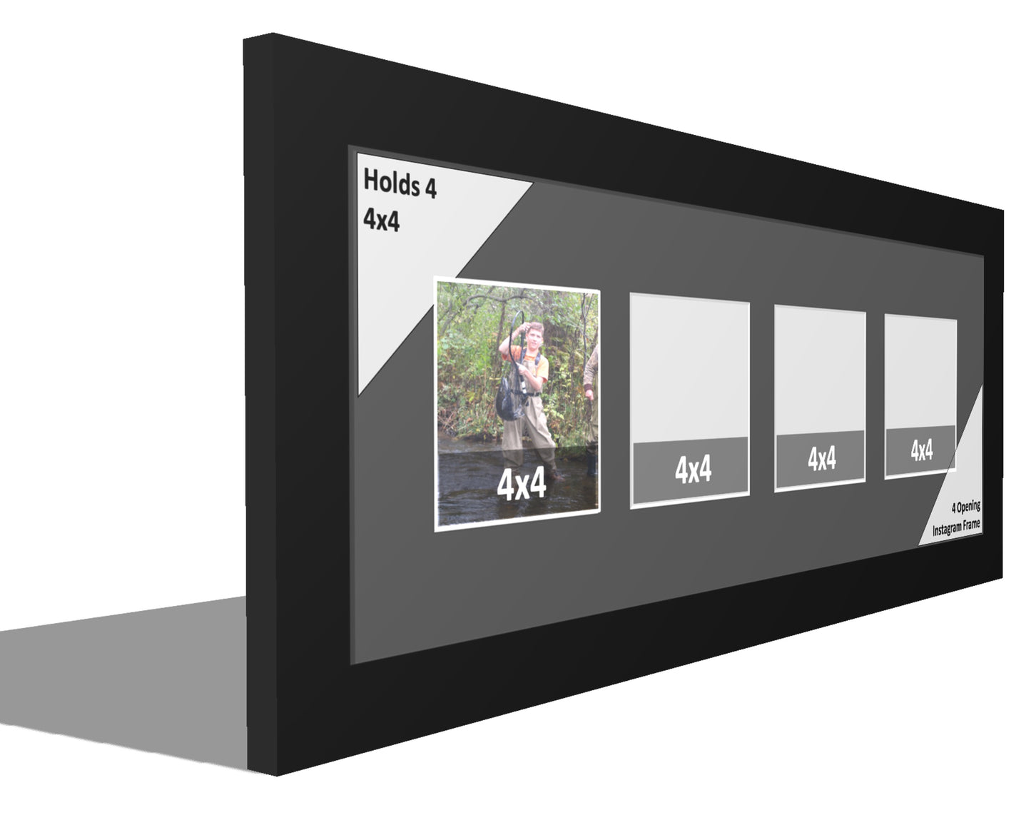 4x4 Multi Opening Picture Frame