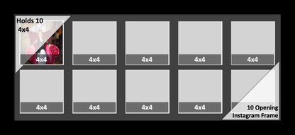 4x4 Multi Opening Picture Frame