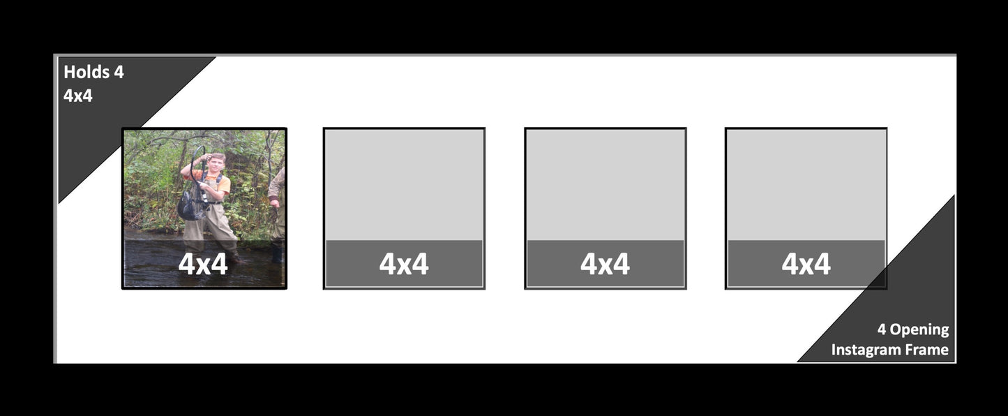 4x4 Multi Opening Picture Frame