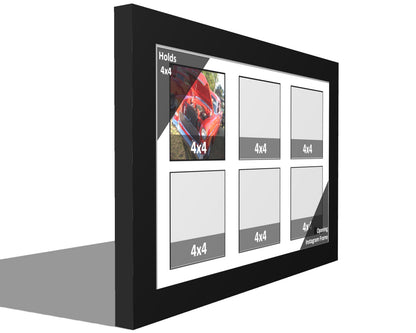 4x4 Multi Opening Picture Frame