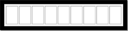4x6 Small Multi Opening Manhattan Black