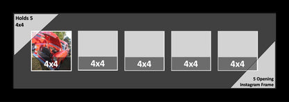 4x4 Multi Opening Picture Frame