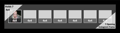 4x4 Multi Opening Picture Frame