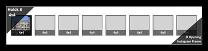 4x4 Multi Opening Picture Frame