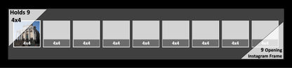 4x4 Multi Opening Picture Frame