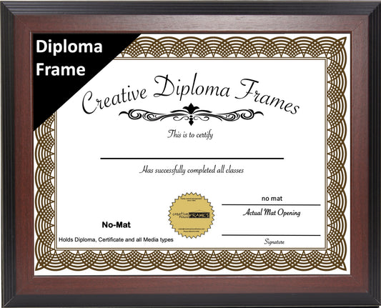 Congress Mahogany Diploma Frame (no Mat)