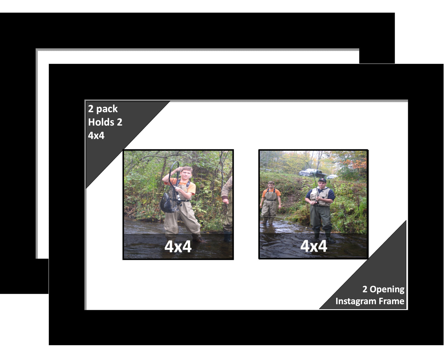 4x4 Multi Opening Picture Frame