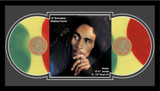 12" Double Record Boombox Frame