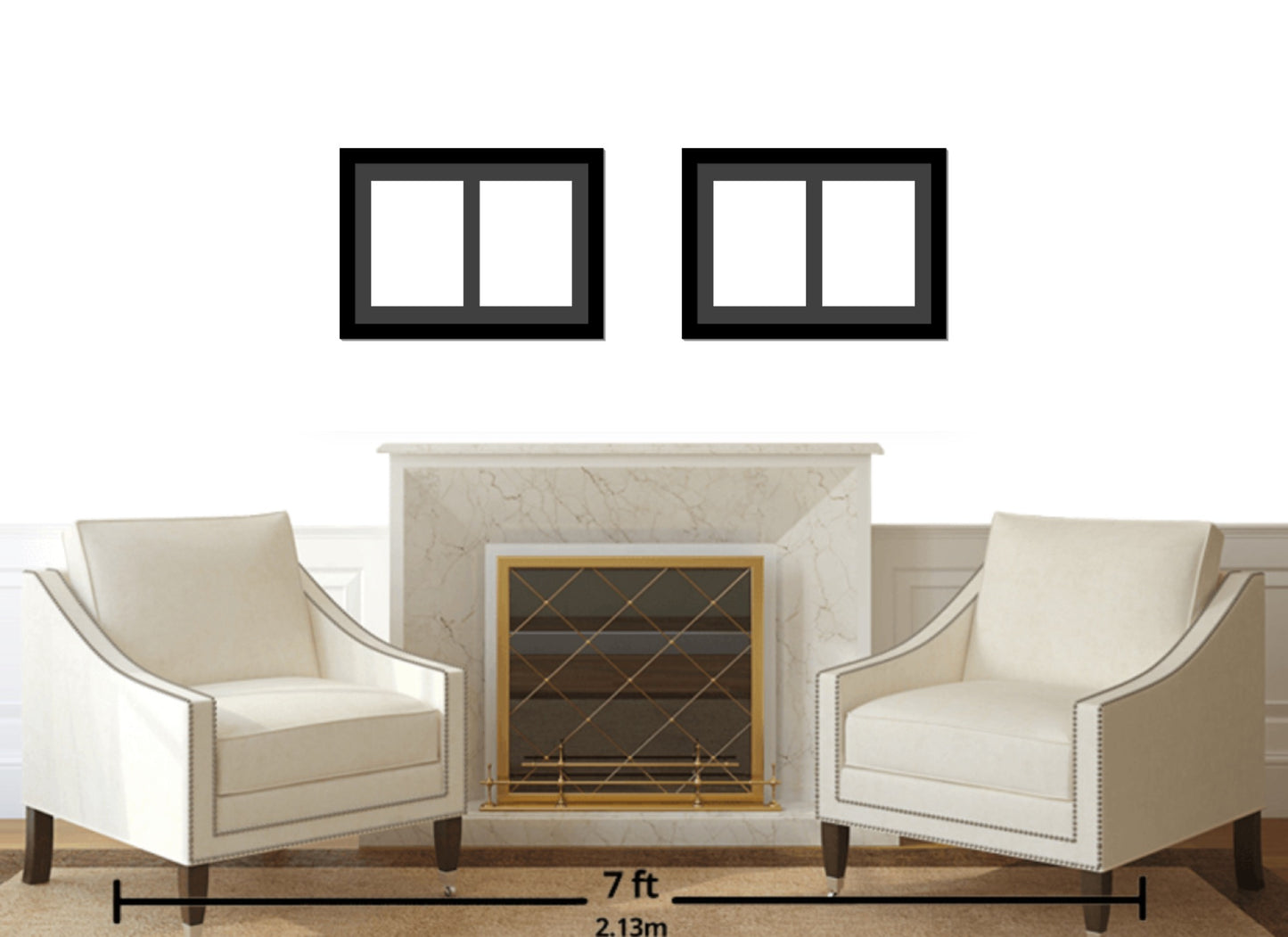 Double Magazine Frame