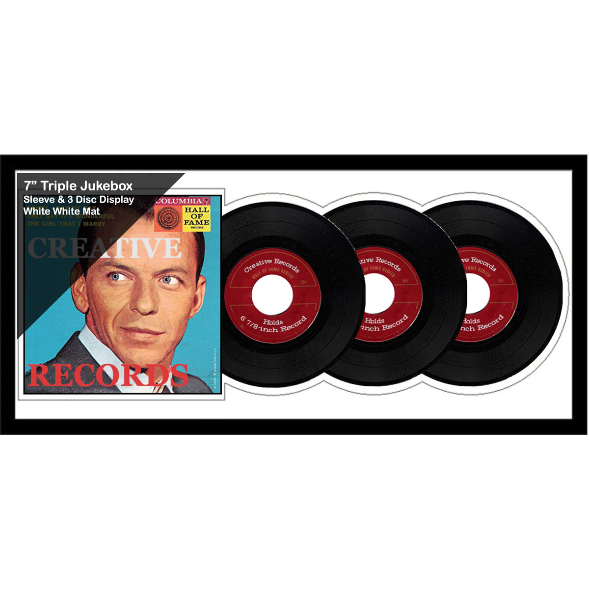 7" Triple Jukebox Frame