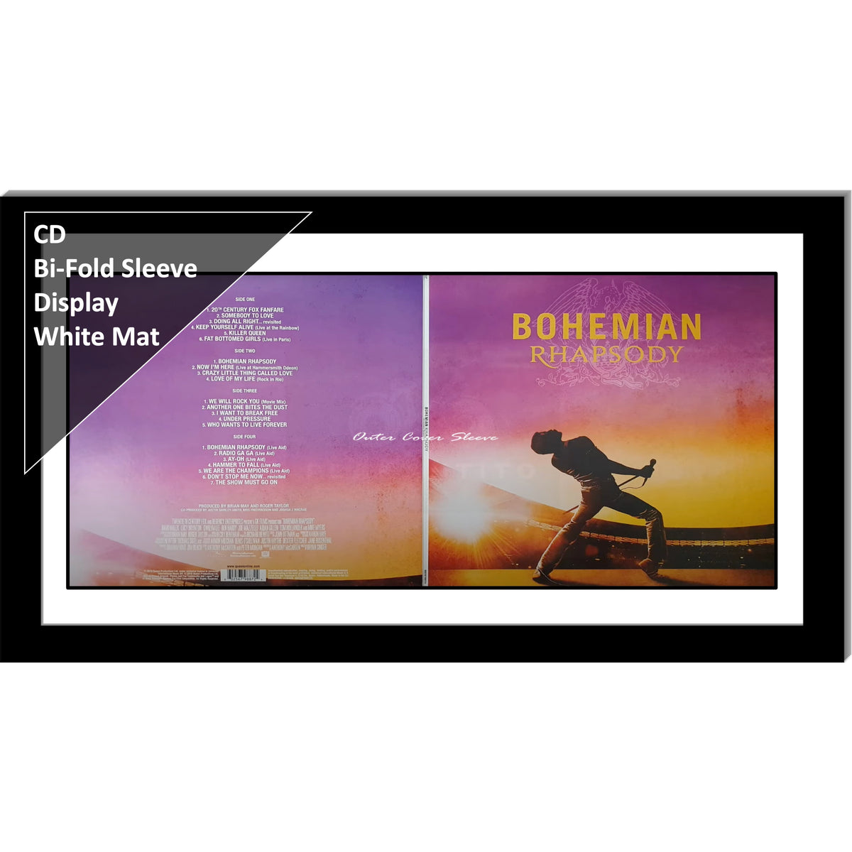 CD Sleeve Bi-Fold Frame