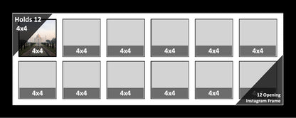 4x4 Multi Opening Picture Frame