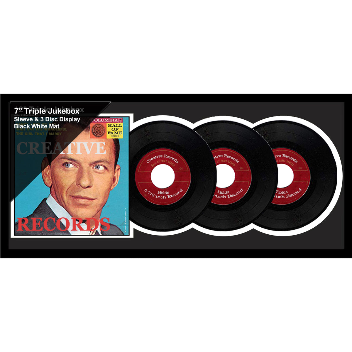 7" Triple Jukebox Frame