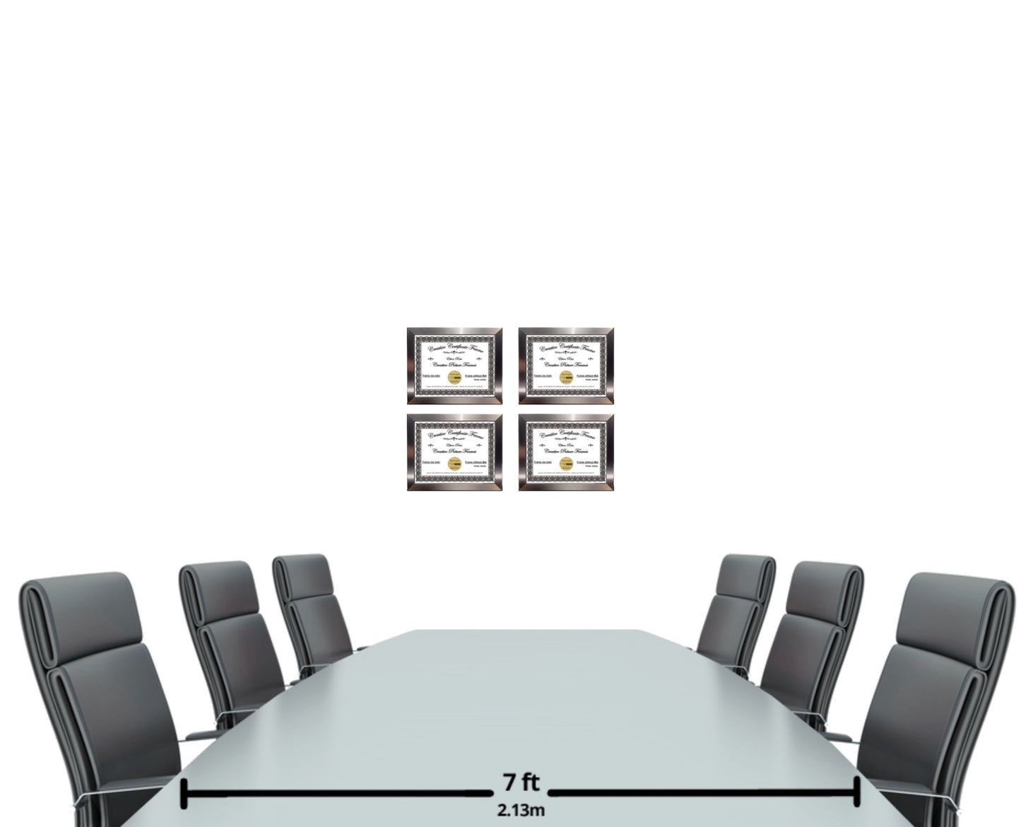 Carnegie Stainless Steel Diploma Frame (No Mat)