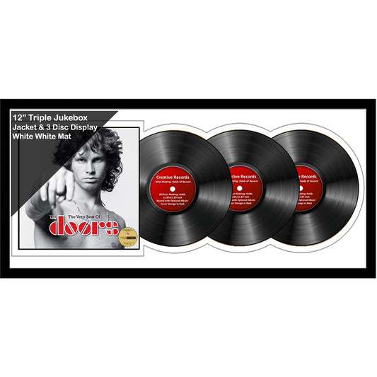 12" Triple Jukebox Record Frame