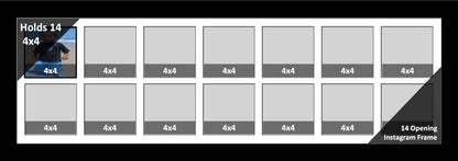 4x4 Multi Opening Picture Frame