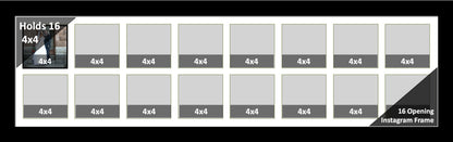 4x4 Multi Opening Picture Frame