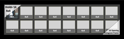 4x4 Multi Opening Picture Frame