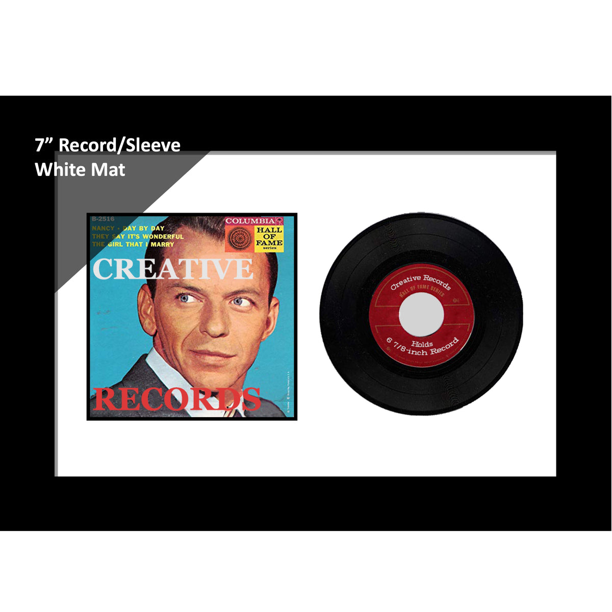 7" Record Sleeve with Single Record Frame