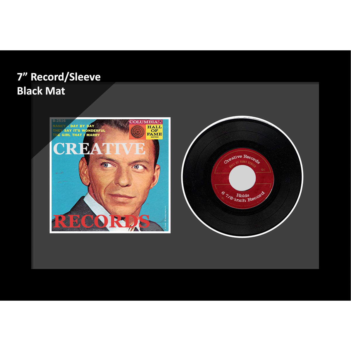 7" Record Sleeve with Single Record Frame