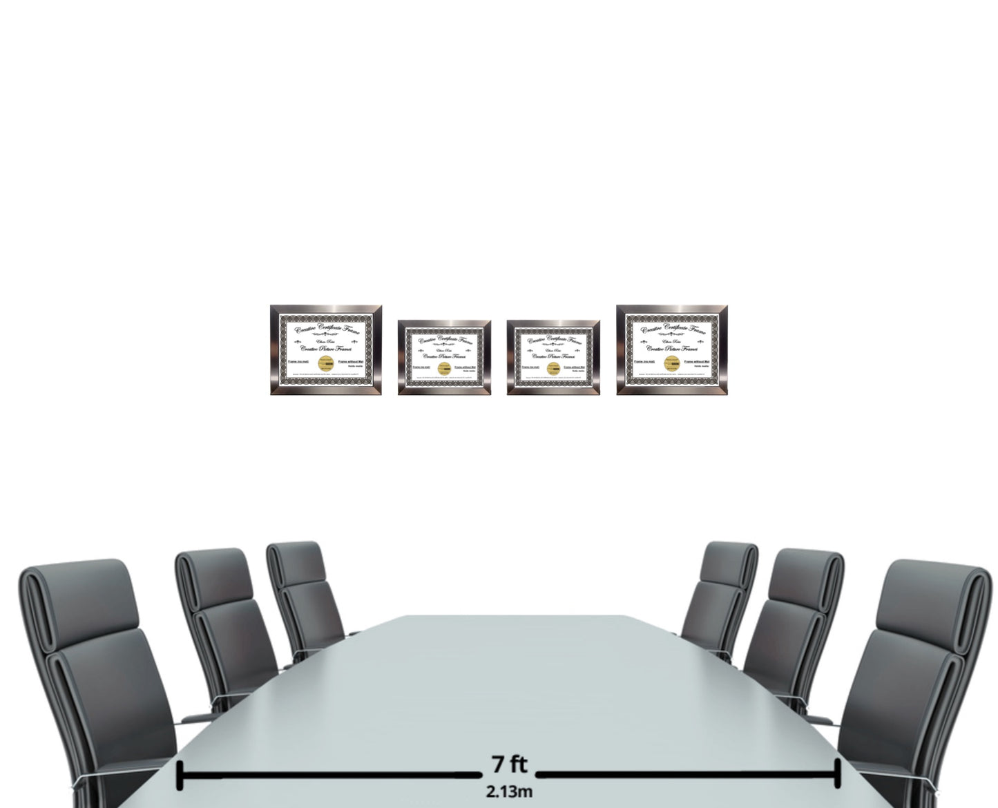 Carnegie Stainless Steel Diploma Frame (No Mat)