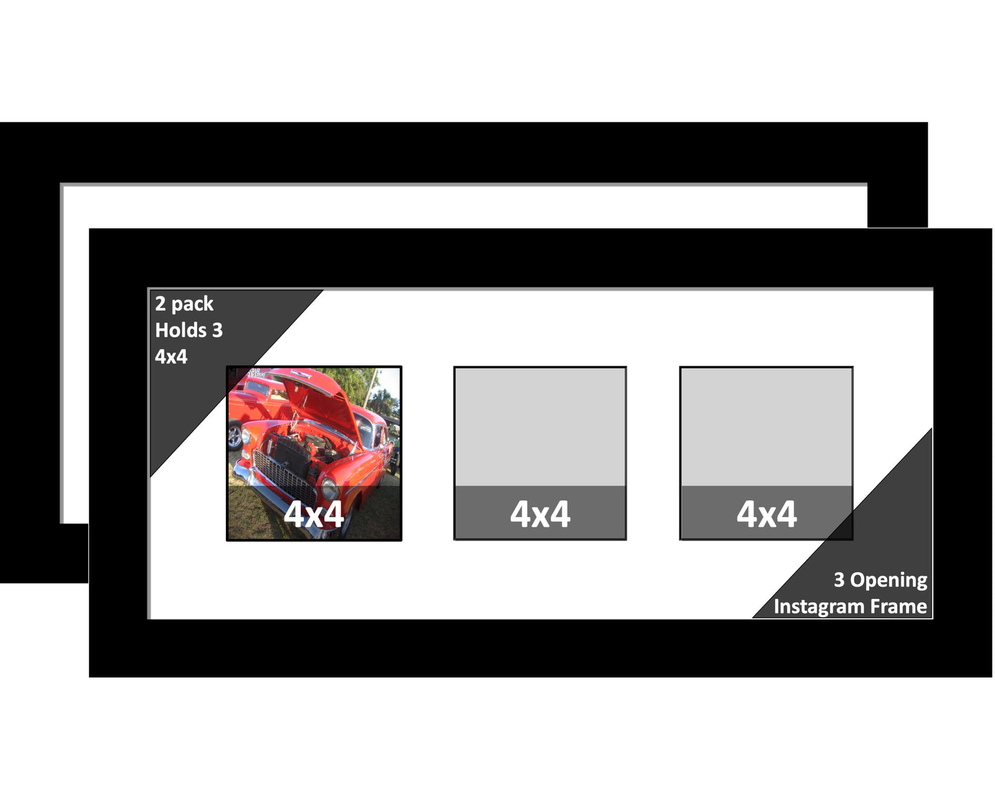 4x4 Multi Opening Picture Frame