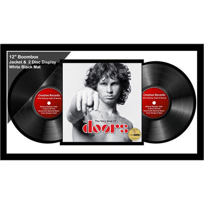 12" Double Record Boombox Frame