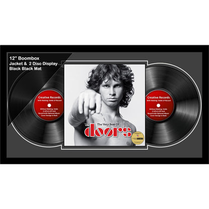 12" Double Record Boombox Frame