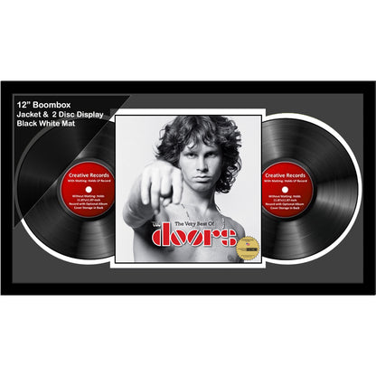 12" Double Record Boombox Frame