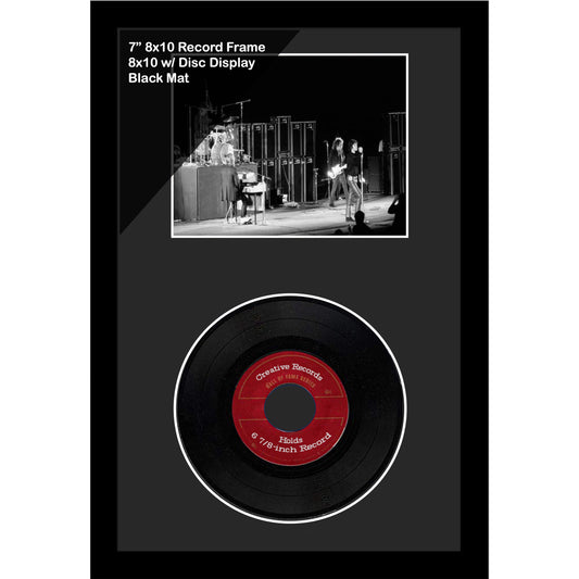 7" Single with 8x10 Photo Record Frame