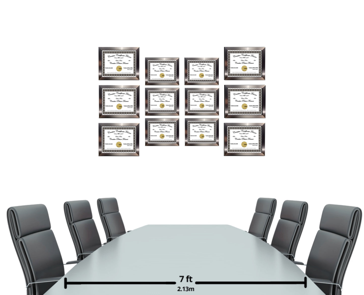 Carnegie Stainless Steel Diploma Frame (No Mat)