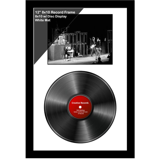 12" Record with 8x10-inch Photo Frame